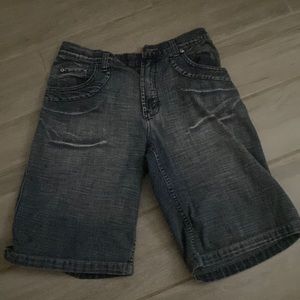 Denim shorts